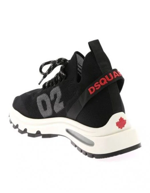 SNEAKERS DSQUARED2 , Running technical knit for her, Black - SNW0193592043532124 SNEAKERS DSQUARED2 , Running technical knit for her, Black - SNW0193592043532124