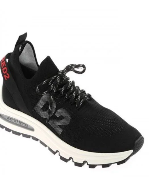SNEAKERS DSQUARED2 , Running technical knit for her, Black - SNW0193592043532124 SNEAKERS DSQUARED2 , Running technical knit for her, Black - SNW0193592043532124