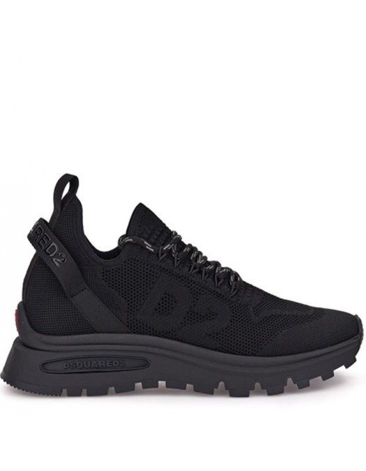 SNEAKERS DSQUARED2 , Running technical knit, Full Black - SNM021159204353M436