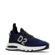 SNEAKERS DSQUARED2 , Running technical knit, Bleumarin - SNM021159206735M697