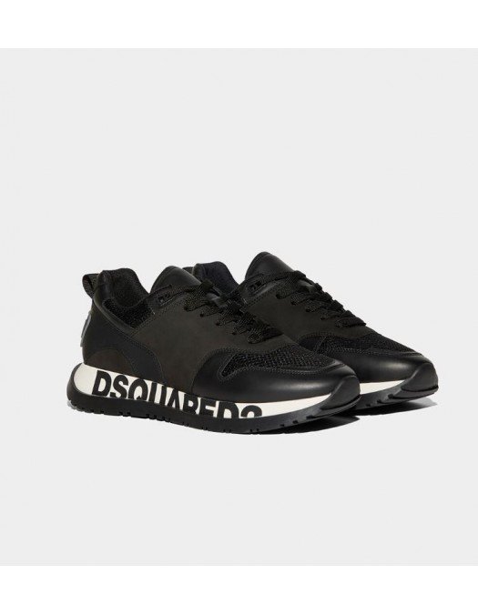 Sneakers DSQUARED2, Low Top Running, Black - SNW016109704359M1507