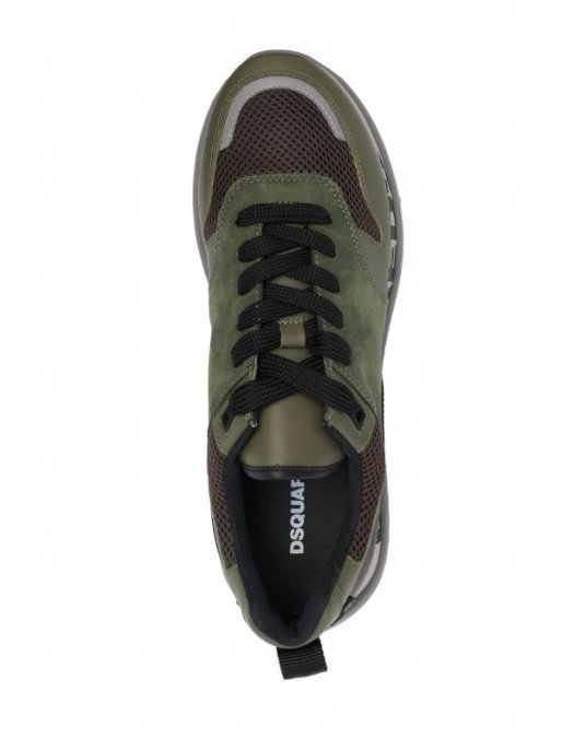 Sneakers DSQUARED2 , Running Laced, Kaki - SNM021301503280M682