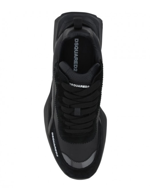 Sneakers DSQUARED2, Low Top Sneakers, All Black SNM0242251057952124 - SNM0242251057952124