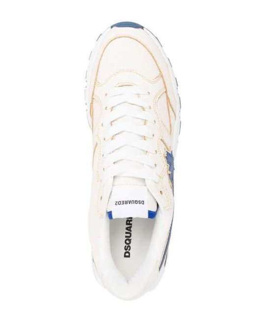 Sneakers DSQUARED2, Run DS2, White Blue - SNM025125105575M328