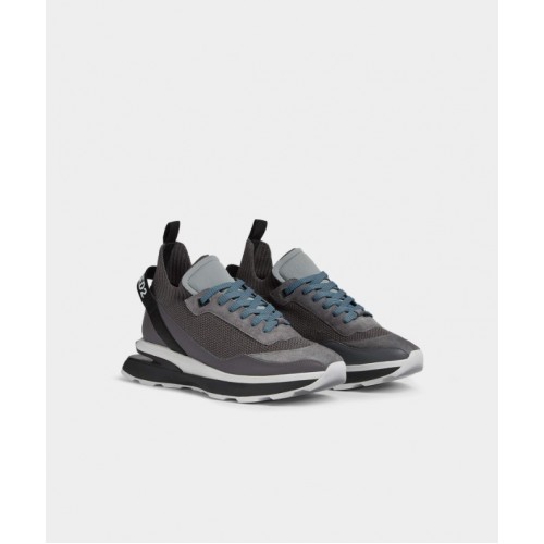 Sneakers DSQUARED2, Slash logo-print sneakers, Grey