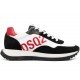 Sneakers DSQUARED2, Low Top Sneakers, Negru/Rosu - SNM027001602625M1296