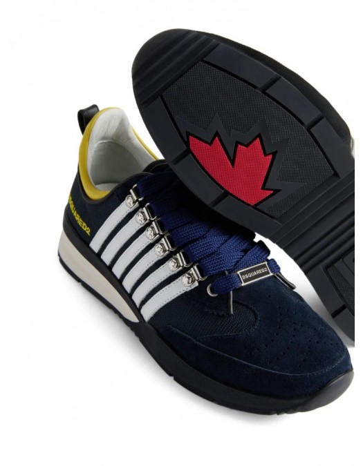 Sneakers DSQUARED2, Legendary Sneakers, Bleumarin - SNM030001604883M2774