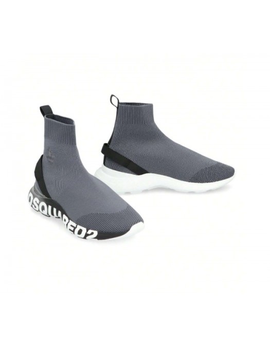 Sneakers DSQUARED2, Socks Fly Gray, SNM0310592067362122 - SNM0310592067362122