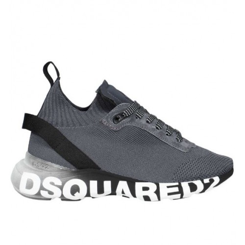 Sneakers DSQUARED2, Socks Grey, Fly Low Top Sneakers DSQUARED2, Socks Grey, Fly Low Top