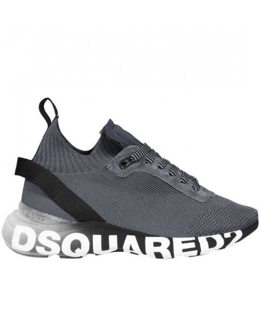 Sneakers DSQUARED2, Socks Grey, Fly Low Top - SNM0311592062652122