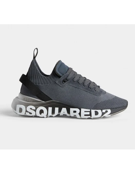 Sneakers DSQUARED2, Socks Grey, Fly Low Top - SNM0311592062652122