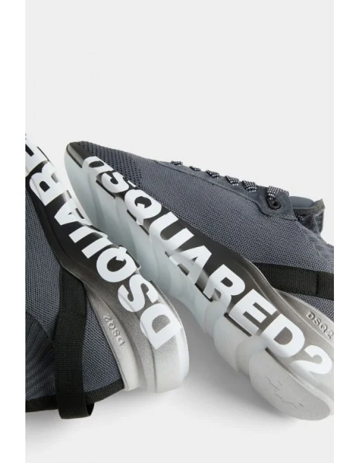 Sneakers DSQUARED2, Socks Grey, Fly Low Top - SNM0311592062652122