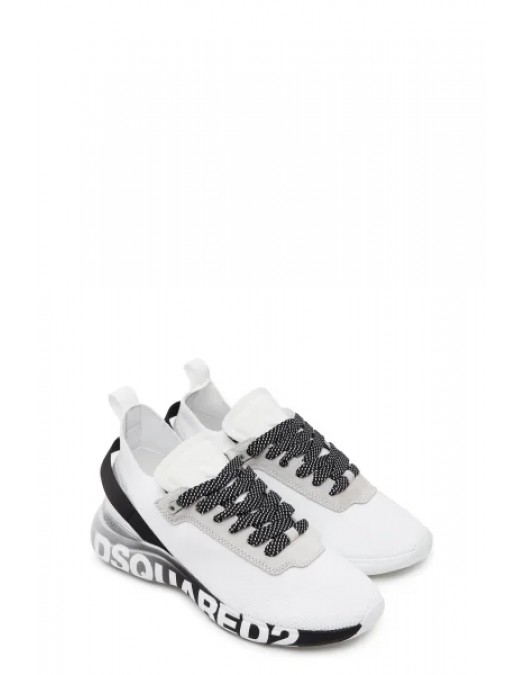 Sneakers DSQUARED2, Socks Grey, Fly Low Top SNM0311592C62651062 - SNM0311592C62651062