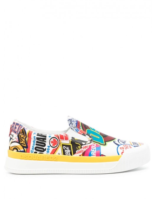 Sneakers DSQUARED2, New Jersey Logomania SNM034425407280M037 - SNM034425407280M037