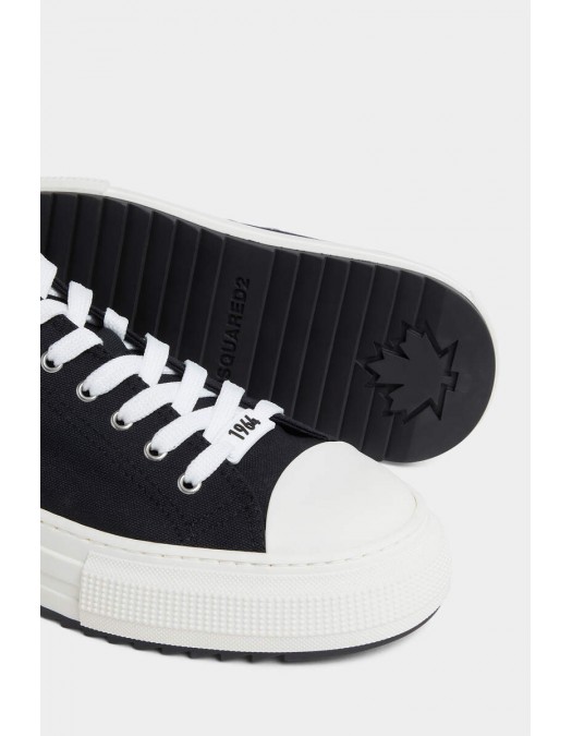 Sneakers DSQUARED2, Berlin Design, Low Top, Black - SNM0346003000012124