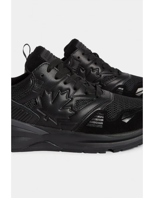 Sneakers DSQUARED2, Dash Print, Full Black - SNM0376015038052124 Sneakers DSQUARED2, Dash Print, Full Black - SNM0376015038052124