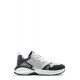 Sneakers DSQUARED2, Dash Print, Black and Grey, Red Leaf Insert, Men - SNM037608107972M1822 Sneakers DSQUARED2, Dash Print, Black and Grey, Red Leaf Insert, Men - SNM037608107972M1822