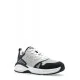 Sneakers DSQUARED2, Dash Print, Black and Grey, Red Leaf Insert, Men - SNM037608107972M1822 Sneakers DSQUARED2, Dash Print, Black and Grey, Red Leaf Insert, Men - SNM037608107972M1822