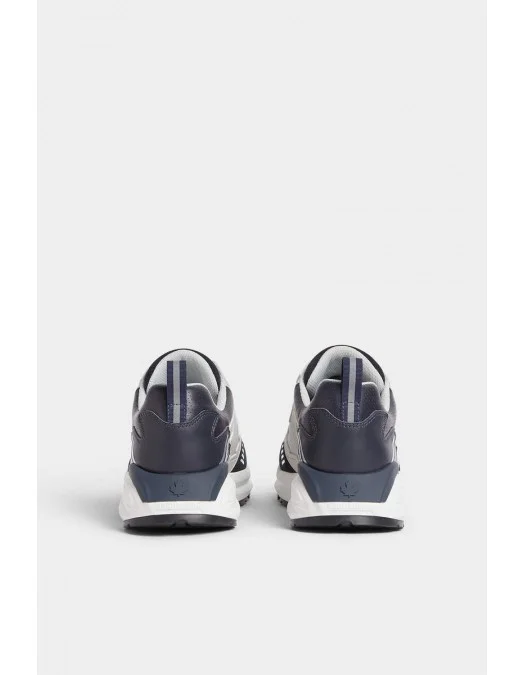 Sneakers DSQUARED2, Dash Print, Grey, Red Leaf Insert - SNM037608107972M2005 Sneakers DSQUARED2, Dash Print, Grey, Red Leaf Insert - SNM037608107972M2005