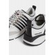 Sneakers DSQUARED2, Dash Print, White-Black - SNM037701507697M072