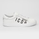 Sneakers DSQUARED2, Low-Top, Clean White, Icon Print - SNM0384015000011062