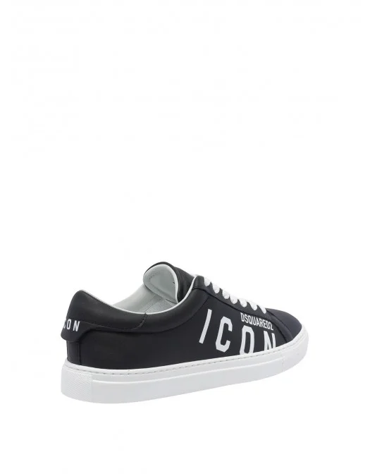 Sneakers DSQUARED2, Low-Top, Black, Icon Print - SNM0384015000012124 Sneakers DSQUARED2, Low-Top, Black, Icon Print - SNM0384015000012124