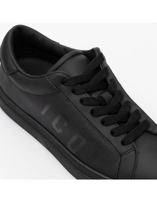 Sneakers DSQUARED2, Low-Top, Logo Print, Full Black - SNM038401500001M436 Sneakers DSQUARED2, Low-Top, Logo Print, Full Black - SNM038401500001M436