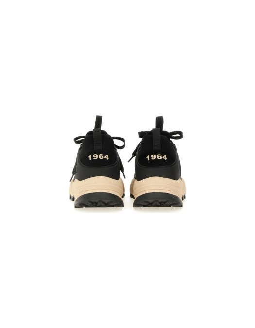 Sneakers DSQUARED2, Free Design, Beige Details, Black - SNM038559207967M063