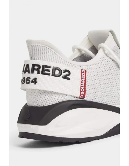 Sneakers DSQUARED2, Dash Design, White - SNM0387592079711062 Sneakers DSQUARED2, Dash Design, White - SNM0387592079711062