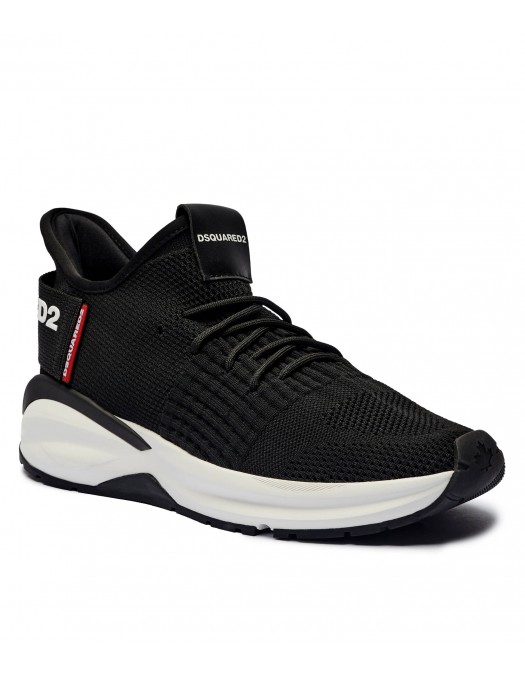 Sneakers DSQUARED2, Dash Design, White and Black - SNM038759207971M063 Sneakers DSQUARED2, Dash Design, White and Black - SNM038759207971M063