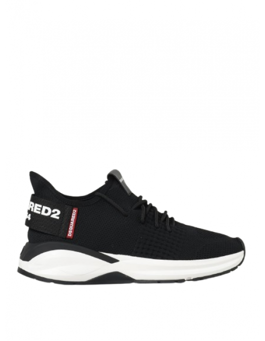 Sneakers DSQUARED2, Dash Design, White and Black - SNM038759207971M063 Sneakers DSQUARED2, Dash Design, White and Black - SNM038759207971M063