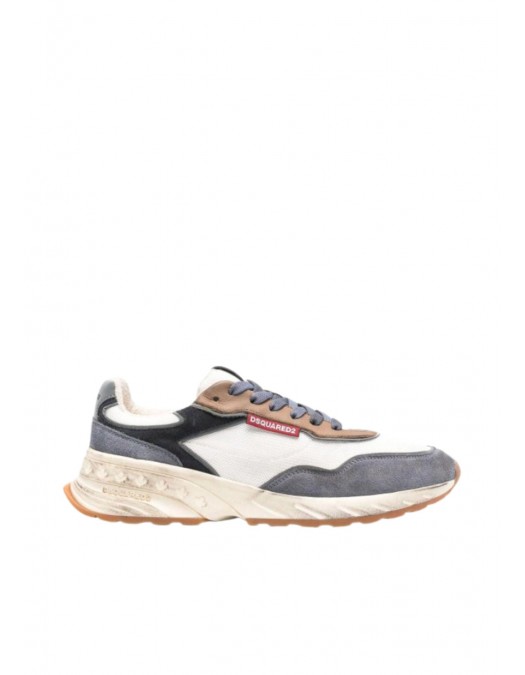 Sneakers DSQUARED2, Spinter Design, Low Top, Grey - SNM040023808186M4035 Sneakers DSQUARED2, Spinter Design, Low Top, Grey - SNM040023808186M4035