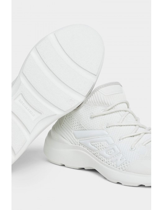 Sneakers DSQUARED2, Fly Design, Logo, White - SNM041359204345M2217 Sneakers DSQUARED2, Fly Design, Logo, White - SNM041359204345M2217