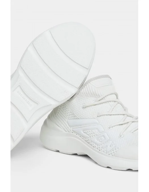 Sneakers DSQUARED2, Fly Design, Logo, White - SNM041359204345M2217 Sneakers DSQUARED2, Fly Design, Logo, White - SNM041359204345M2217