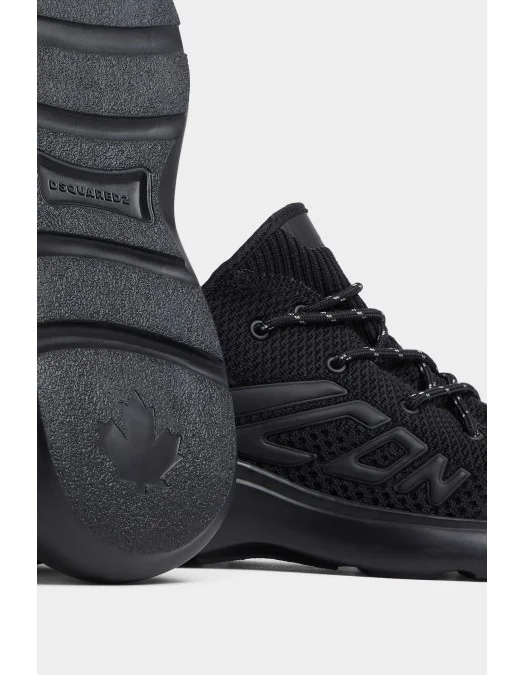 Sneakers DSQUARED2, Fly Design, Logo, Full Black - SNM041359204345M436 Sneakers DSQUARED2, Fly Design, Logo, Full Black - SNM041359204345M436