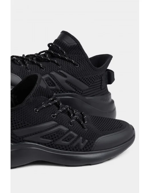 Sneakers DSQUARED2, Fly Design, Logo, Full Black - SNM041359204345M436 Sneakers DSQUARED2, Fly Design, Logo, Full Black - SNM041359204345M436