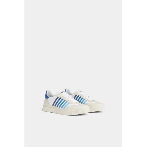 Sneakers DSQUARED2, New Jersey Design, Low Top, White Sneakers DSQUARED2, New Jersey Design, Low Top, White