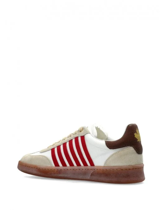 Sneakers DSQUARED2, Boxer Design, Red Details, White - SNM042616808283M4080 Sneakers DSQUARED2, Boxer Design, Red Details, White - SNM042616808283M4080