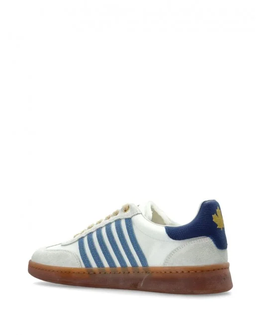 Sneakers DSQUARED2, Boxer Design, Blue Details, White - SNM042616808283M4082 Sneakers DSQUARED2, Boxer Design, Blue Details, White - SNM042616808283M4082