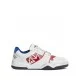 Sneakers DSQUARED2, Panelled Design, Red Details, White - SNM042801508287M2044 Sneakers DSQUARED2, Panelled Design, Red Details, White - SNM042801508287M2044