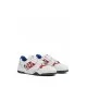 Sneakers DSQUARED2, Panelled Design, Red Details, White - SNM042801508287M2044 Sneakers DSQUARED2, Panelled Design, Red Details, White - SNM042801508287M2044