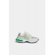 Sneakers DSQUARED2, Bubble Design, Green Details, Grey - SNM043823808317M1635