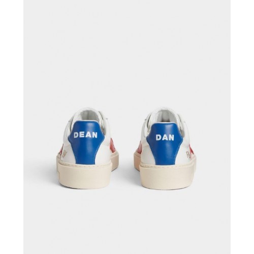 SNEAKERS DSQUARED2, Rider Sneakers, Red and Blue Dean and Dan