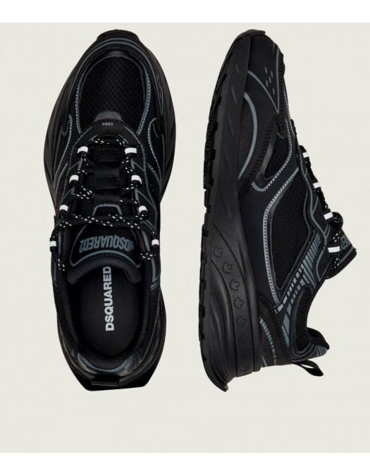 Sneakers DSQUARED2, Sprinter Sneakers Black - SNM0444097085202124