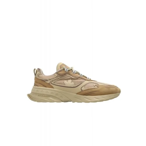 Sneakers DSQUARED2, beige "SPRINTER" sports shoes