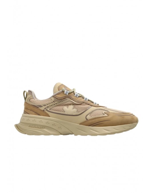 Sneakers DSQUARED2, beige "SPRINTER" sports shoes - SNM0444097085205086