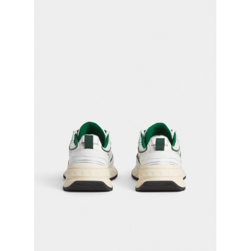 SNEAKERS DSQUARED2, Sprinter Sneakers, Alb si verde