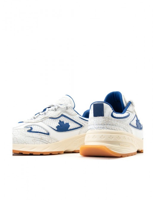 Sneakers DSQUARED2, Sprinter maple-detail sneakers, Alb si Albastru - SNM044443108445M4222