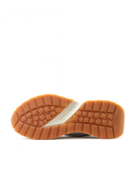 Sneakers DSQUARED2, Sprinter maple-detail sneakers, Alb si Albastru - SNM044443108445M4222