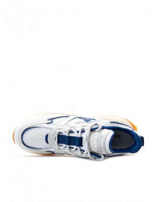 Sneakers DSQUARED2, Sprinter maple-detail sneakers, Alb si Albastru - SNM044443108445M4222